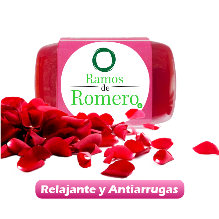 Jabón Artesanal de Rosas (Relajante y Anti-arrugas)