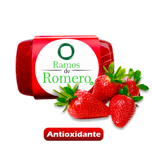 Jabón Artesanal de Frutos Rojos (Antioxidante)