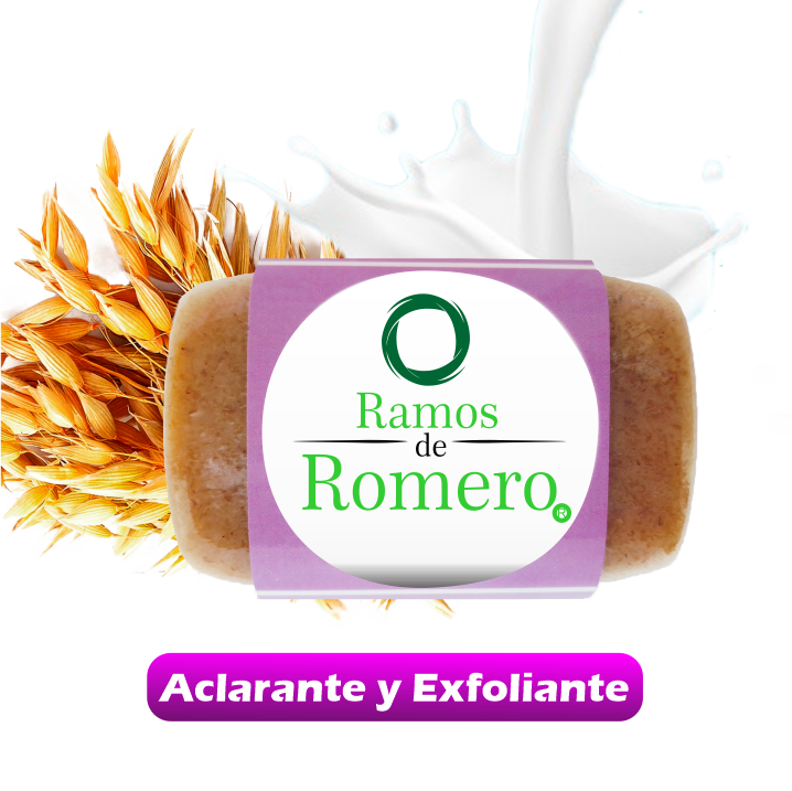 Jabón Artesanal de Avena con Yogurt (Aclarante y Exfoliante)