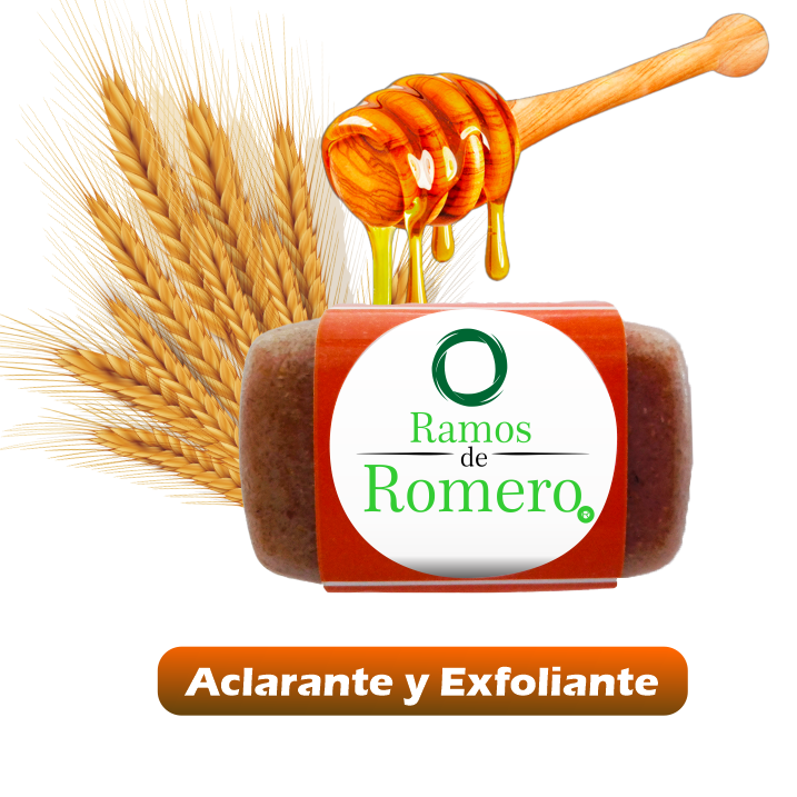 Jabón Artesanal de Avena con Miel (Aclarante y Exfoliante)