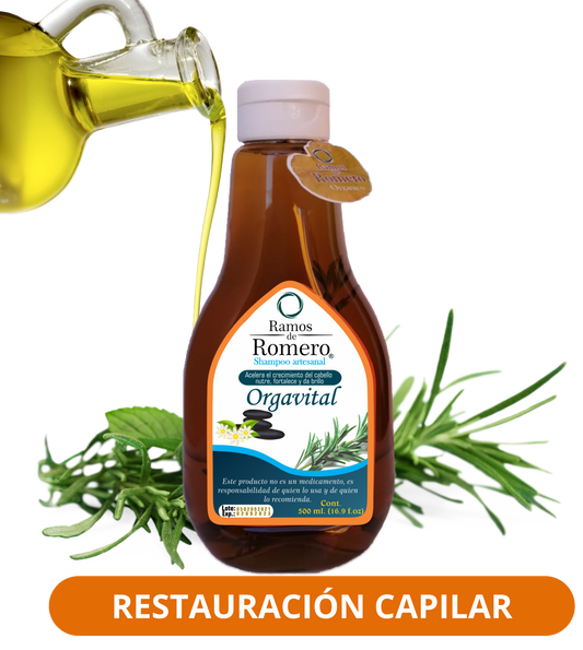 Shampoo Orgavital. Restauración Capilar