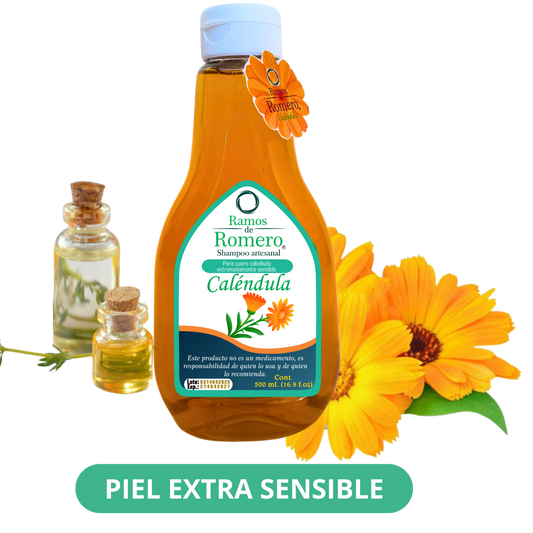 Shampoo de Caléndula. Piel extra sensible