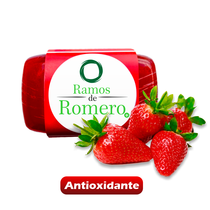 Jabón Artesanal de Frutos Rojos (Antioxidante)