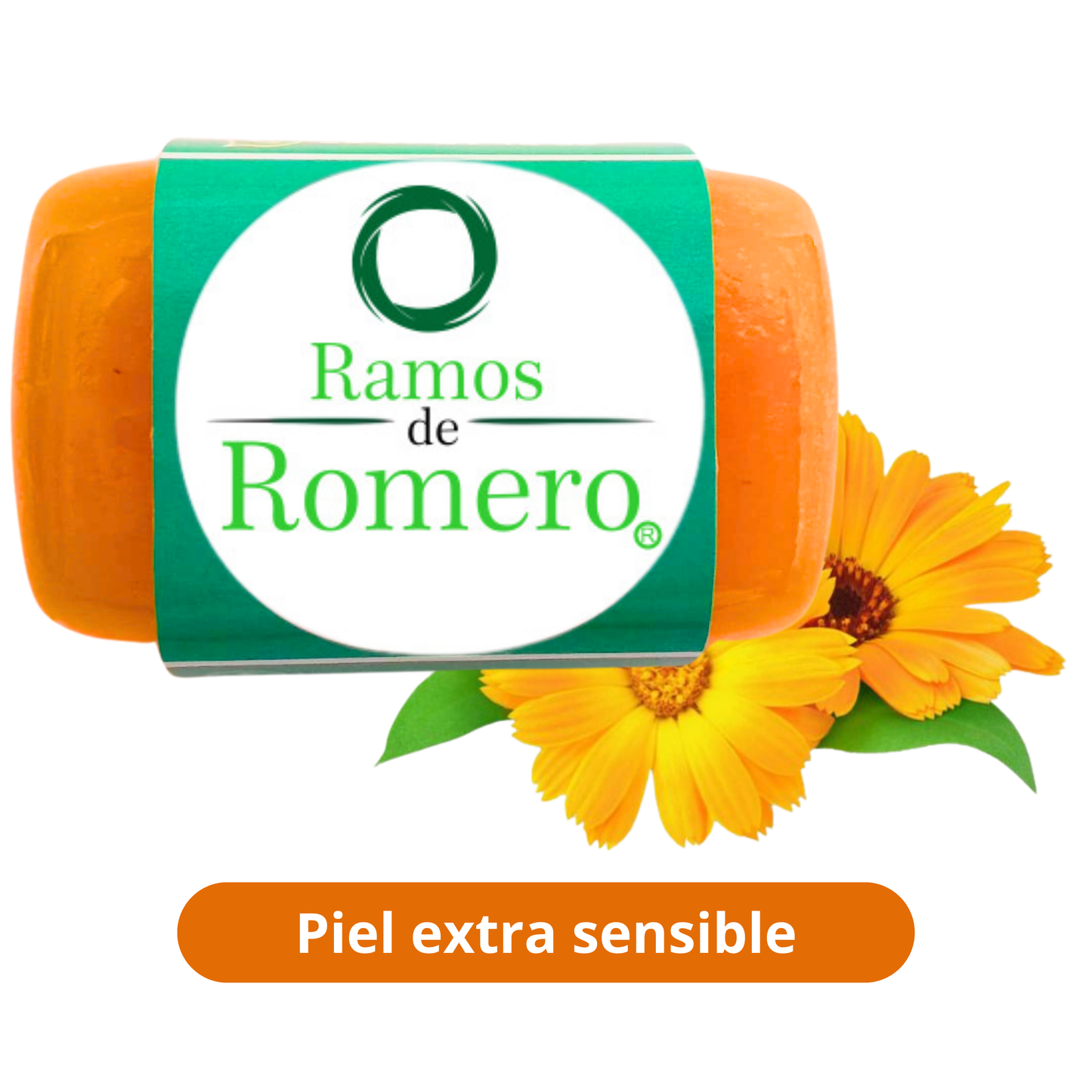 Jabón de Caléndula y cúrcuma (Piel Extra Sensible)